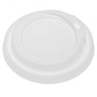 White lid for 350ml paper cup black with diameter 90mm, 100pcs/pack