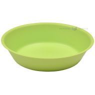 Reusable green plastic soup bowl 17,8cm PP 125x machine washable