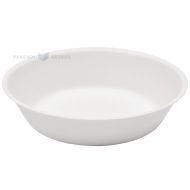 Reusable white plastic soup bowl 17,8cm PP 125x machine washable