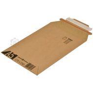 Brown corrugated carton envelope 19,7x28,5cm A5