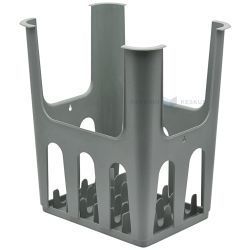Plastmasas turētājs 8L papīra atkritumu maisam 247x197x280mm