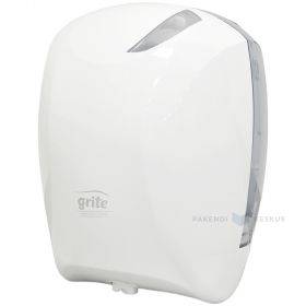 Turētājs papīra dvielim un tualetes papīram piestiprināms pie sienas Grite Mini Centrefeed white