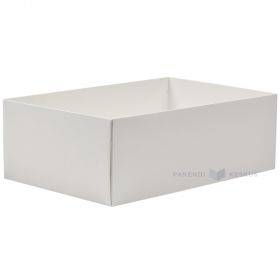 Champagne white carton box  bottom 340x220x115mm XL