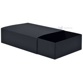 Melna kaste futlāris 110x80x25mm