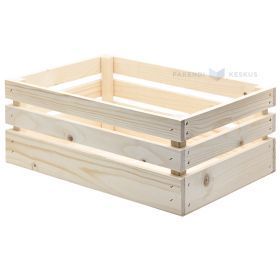 Wooden gift box with plywood bottom 380x255x157mm
