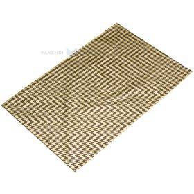 Houndstooth pattern golden gift bag 40x60cm, 25pcs/pack