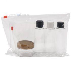 Hand luggage kit for liquids