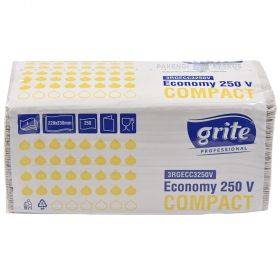 1-layered paper towel Grite Economy 250V Compact, 250pcs/pack