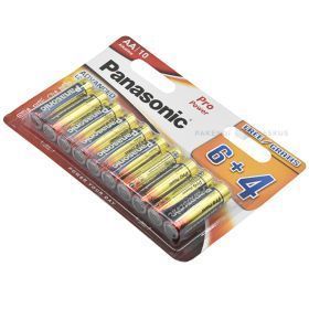 Battery AA Panasonic Pro Power LR6PPG/10B, 10pcs/pack
