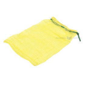 Yellow mesh bag 23x35cm 5L, 50pcs/pack