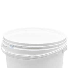 White lid for 5000ml / 5L bucket with diameter 222mm