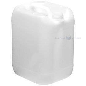 White plastic canister with corc (60mm) 20 000ml / 20L