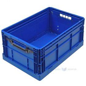 Zila salokāma plastmasas kaste 600x400x285mm max 56L / 35kg