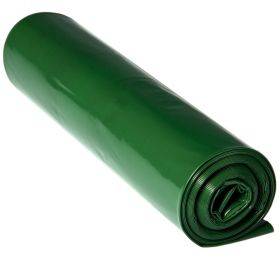 Green-black garbage bag LD 250L, 5pcs/roll