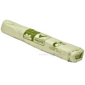 Compostable and biodegradable bags 80L, 10pcs/roll