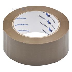 Brown packaging tape 48mm wide solvent, 132m/roll