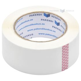 Pakošanas līmlente balta akrila 48mm platumā, 132m/rullī