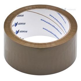 Brown packaging tape 48mm wide solvent, 66m/roll
