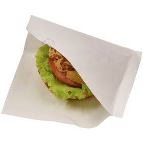 Hamburgeru iepakojums balts laminēts 16,5x16,5cm, 100gb/iepakojumā