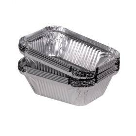 Aluminium foil tray 123x96x33mm 255ml