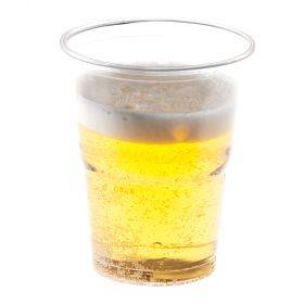 Caurspīdīga plastmasas glāze PET 400ml, 50gb/iepakojumā