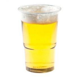 Transparent plastic beer cup PP 500ml, 50pcs/pack