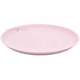 Daudzkārt izmantojams gaiši rozā šķīvis 27,4cm PP 125x mazgāšanas reizes  trauku mazgājamā mašīnā