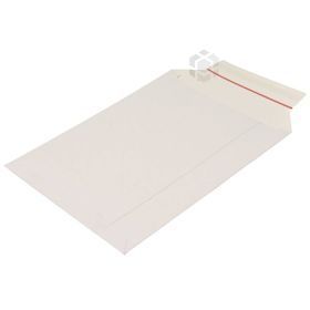 White carton envelope with gray inside 24,8x35,2cm A4