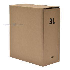 Gofrētā kartona kaste bag-in-box maisiem 202x102x230mm 3L
