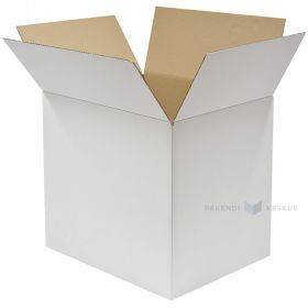 Balta gofrēta kartona kaste 390x310x350mm