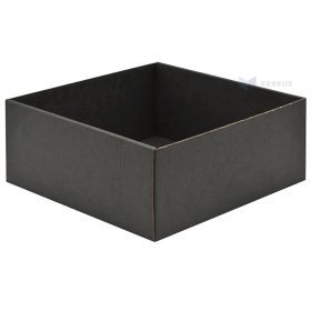 Black bottom for corrugated carton box 190x190x80mm