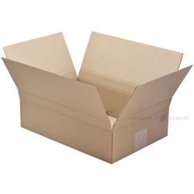 No zāles ražota gofrētā kartona kaste ar dažādiem augstumiem 330x230x110/80mm