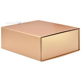 Zelta dāvanu kaste ar magnēta aizdari 200x180x80mm
