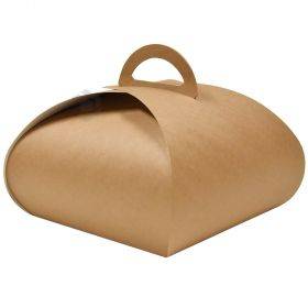 Cake box with handle 25x25x19cm, 25pcs/pack