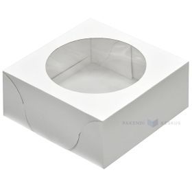 Lid with window for torte box 5kg 40x35+15cm, 10pcs/pack