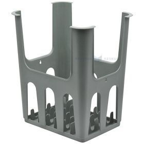 Plastmasas turētājs 8L papīra atkritumu maisam 247x197x280mm