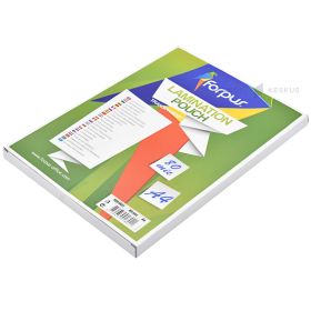 Shiny polyester laminator film A4 with thickness 80mic, 100sheets/pack