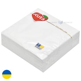 White 2-layered napkin Ruta 23x24cm 1/4 folded, 40pcs/pack