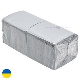 Gray 1-layered napkin 24x24cm, 300pcs/pack