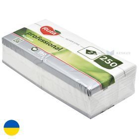 3-layered white napkin Ruta Professional 33x33cm, 250pcs/pack