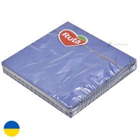 3-layered blue napkin 33x33cm, 20pcs/pack