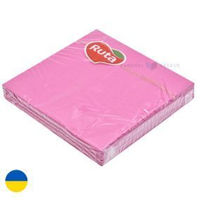 3-layered pink napkin 33x33cm, 20pcs/pack