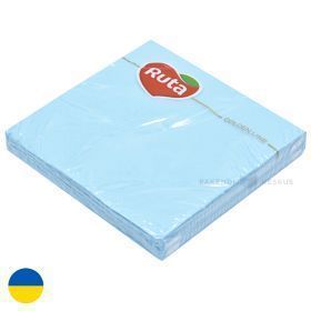 3-layered light blue napkin 33x33cm, 20pcs/pack