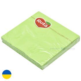 3-layered light green napkin 33x33cm, 20pcs/pack