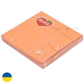 3-layered orange napkin 33x33cm, 20pcs/pack