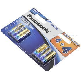 Battery AAA Panasonic Evolta LR03EGE/8B, 8pcs/pack