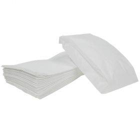 Balts papīra maiss 12+6x29cm 30g/m2, 100gb/iepakojumā