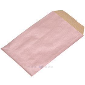 Metāliski-rozā papīra maiss 7x12cm, 50gb./iepakojumā