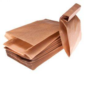 Brūns papīra maiss 9+5x19cm 35g/m2, 100gb/iepakojumā