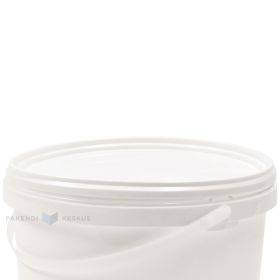White lid for 5000ml / 5L bucket with diameter 220mm
